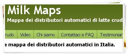 milkmap: mappa di distribuzione latte crudo in italia