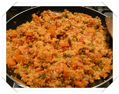 Cous cous alle verdure e funghi