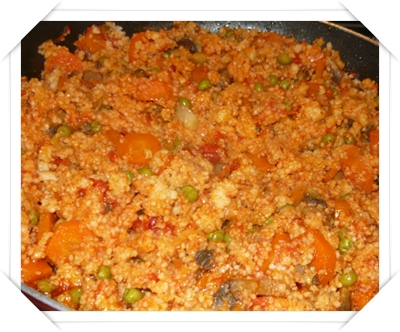 Cous cous alle verdure e funghi